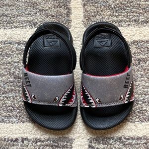 REEF | SLIP ON SANDALS, SIZE 5/6 TODDLER
